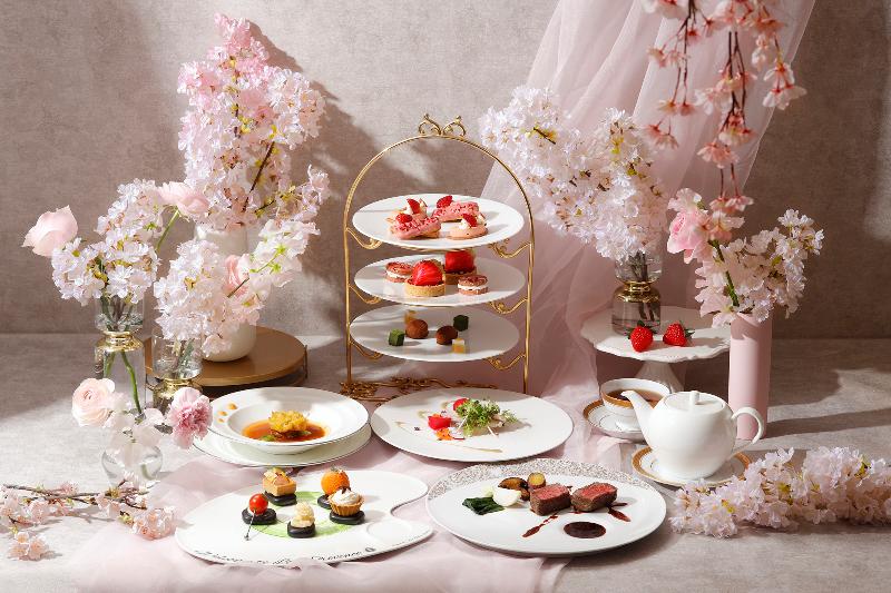 ストロベリーブロッサムアフタヌーンティーの画像1