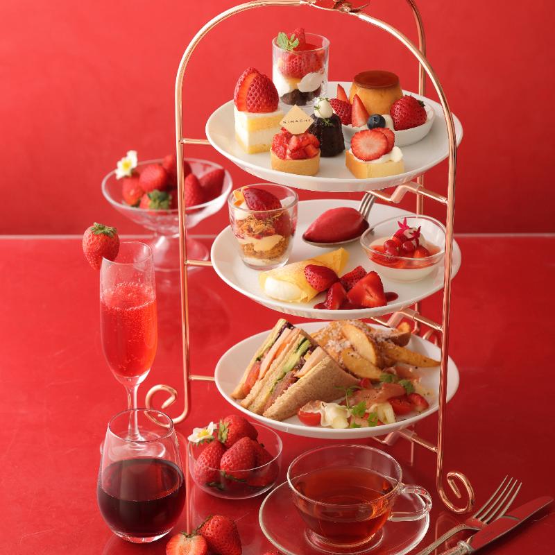 あまおう苺を楽しむアフタヌーンティーの画像1