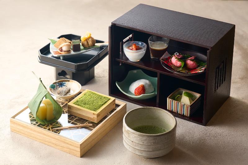 和のアフタヌーンティー 旬彩甘茶～淡雪～の画像1