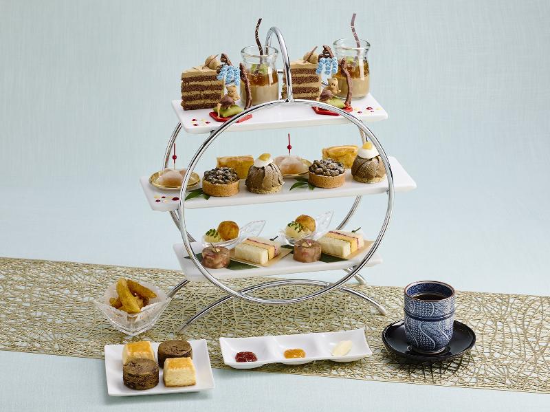 森乃園×ロイヤルパークホテル ほうじ茶アフタヌーンティーの画像1