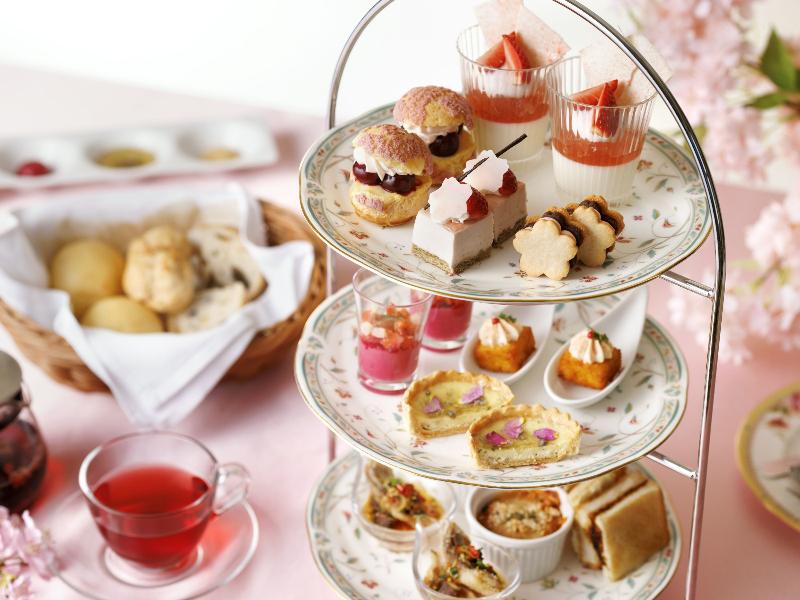 さくらアフタヌーンティーセットの画像1