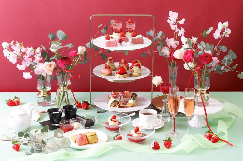 完熟いちごとピスタチオのアフタヌーンティーの画像1