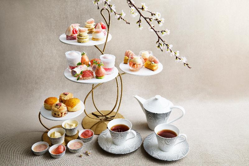 JWストロベリーアフタヌーンティー ～白苺と桜～の画像1