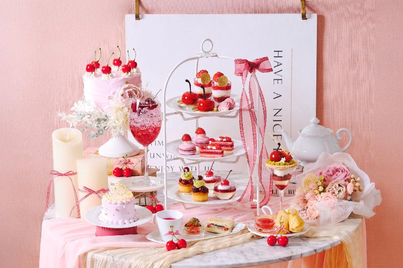 春いちごと真っ赤なチェリーのアフタヌーンティーの画像1