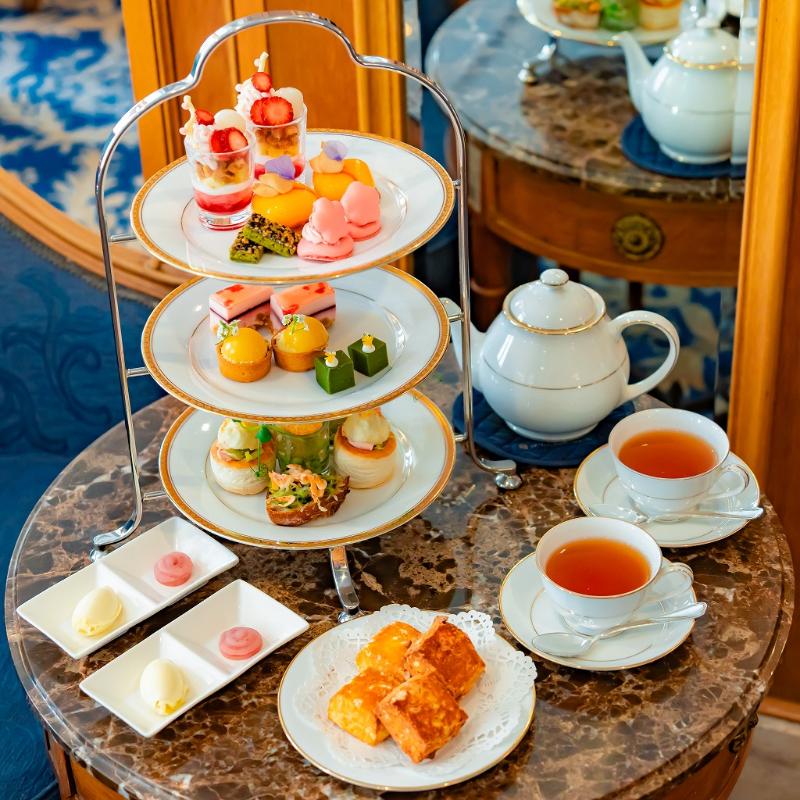 ロビーラウンジ　ラ・テラス／ホテルニューグランドの春のアフタヌーンティーのアフタヌーンティー画像2