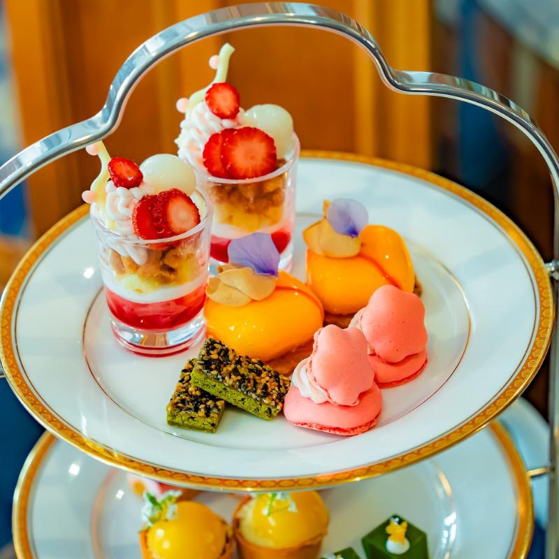 ロビーラウンジ　ラ・テラス／ホテルニューグランドの春のアフタヌーンティーのスタンド1段目画像