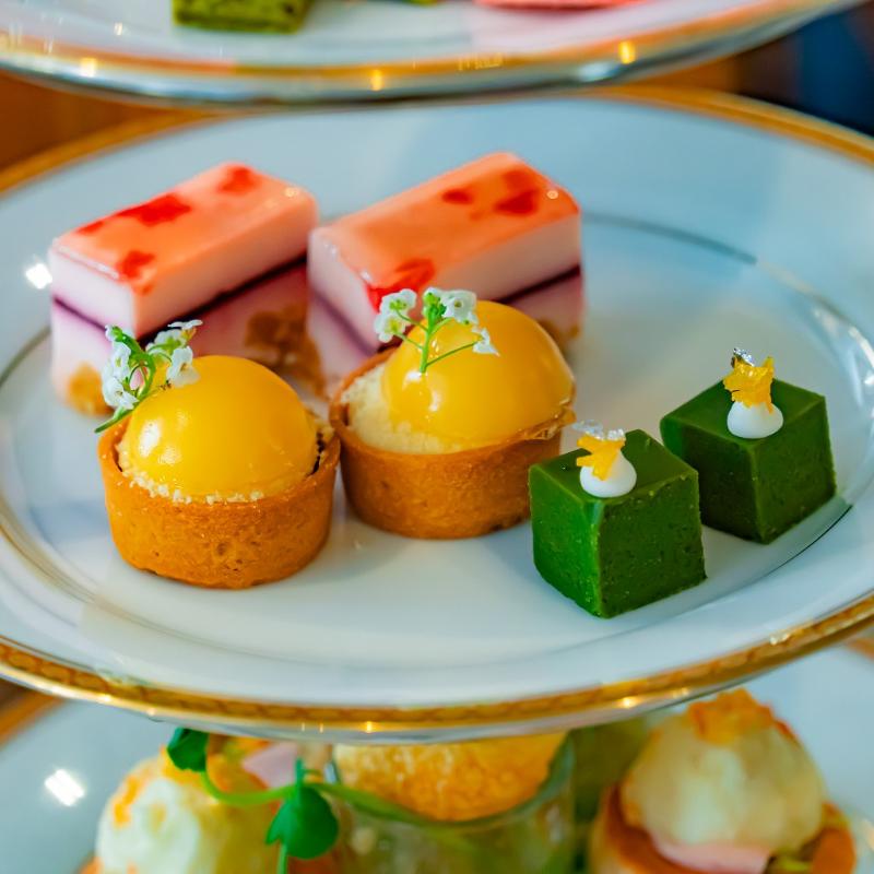 ロビーラウンジ　ラ・テラス／ホテルニューグランドの春のアフタヌーンティーのスタンド2段目画像