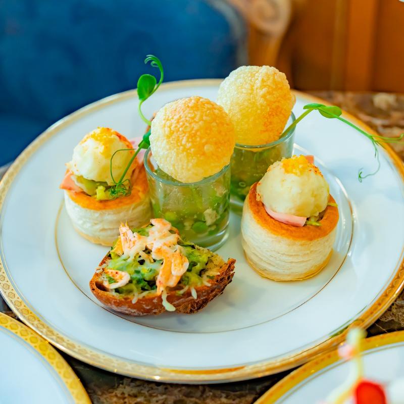 ロビーラウンジ　ラ・テラス／ホテルニューグランドの春のアフタヌーンティーのスタンド3段目画像