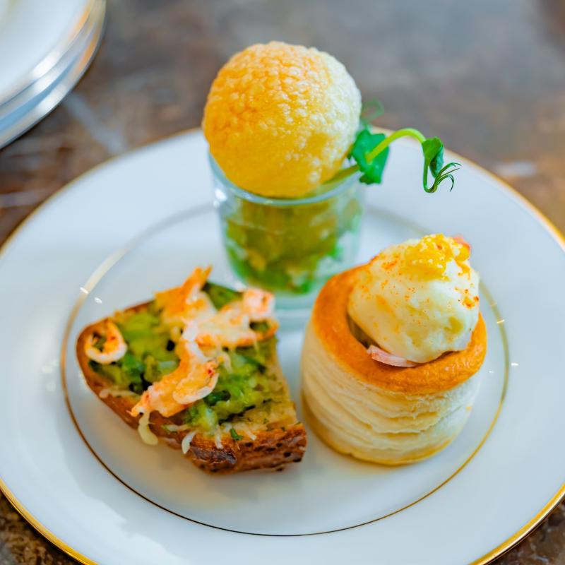 ロビーラウンジ　ラ・テラス／ホテルニューグランドの春のアフタヌーンティーのセイボリー画像