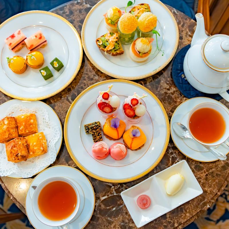 ロビーラウンジ　ラ・テラス／ホテルニューグランドの春のアフタヌーンティーの飲み物画像