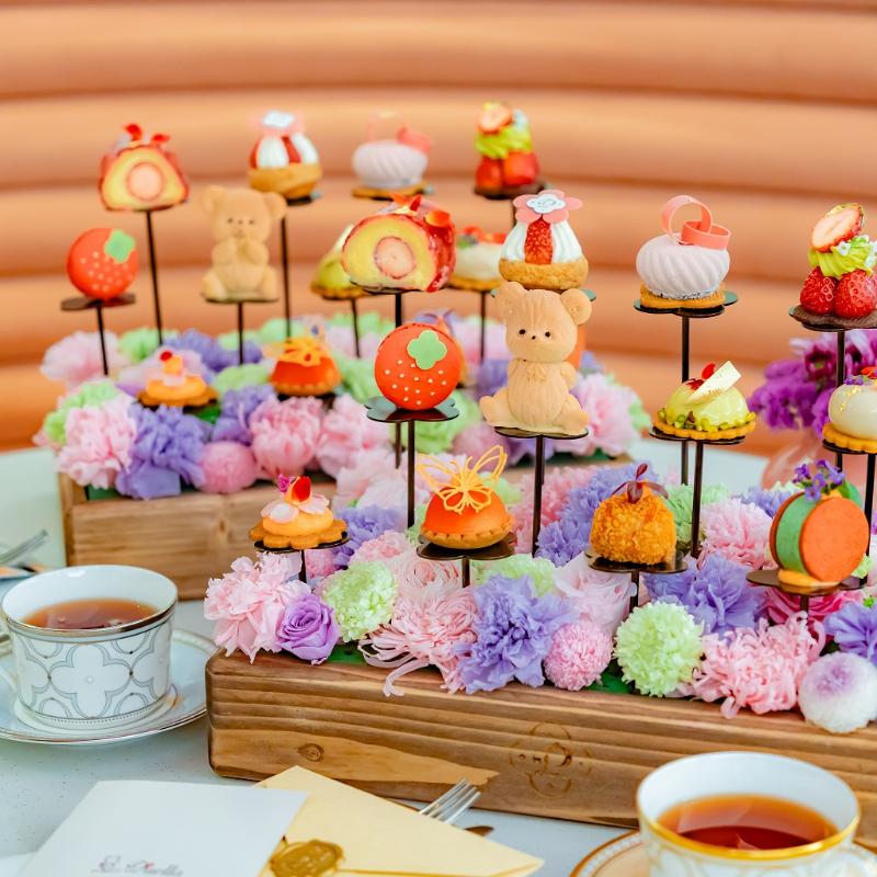 PuellaのBlooming Strawberry Tea Garden Afternoon Tea  — Puella’s Secret Sweets —の画像1