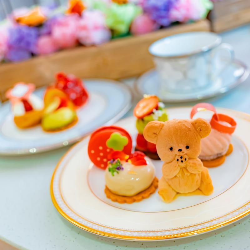 PuellaのBlooming Strawberry Tea Garden Afternoon Tea  — Puella’s Secret Sweets —のスイーツ画像
