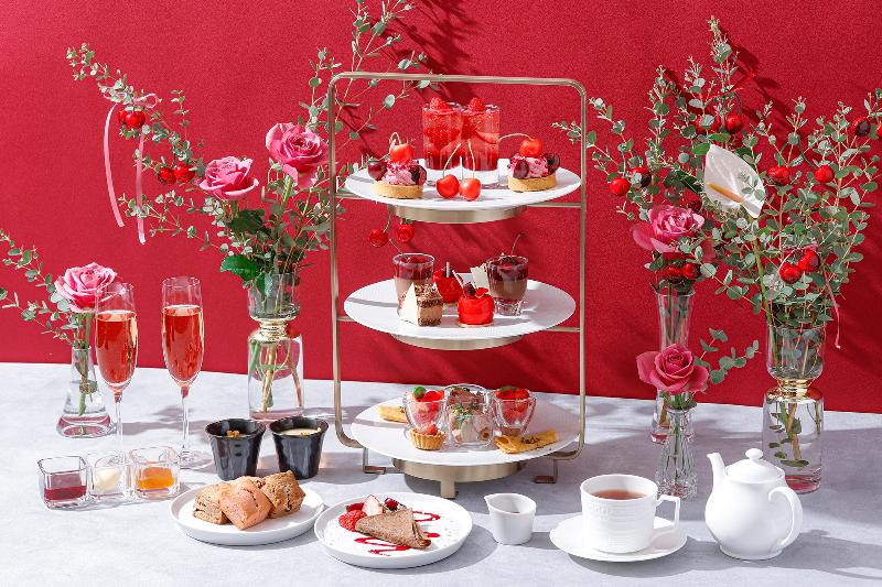 チェリーローズアフタヌーンティー with リンツチョコレートの画像1