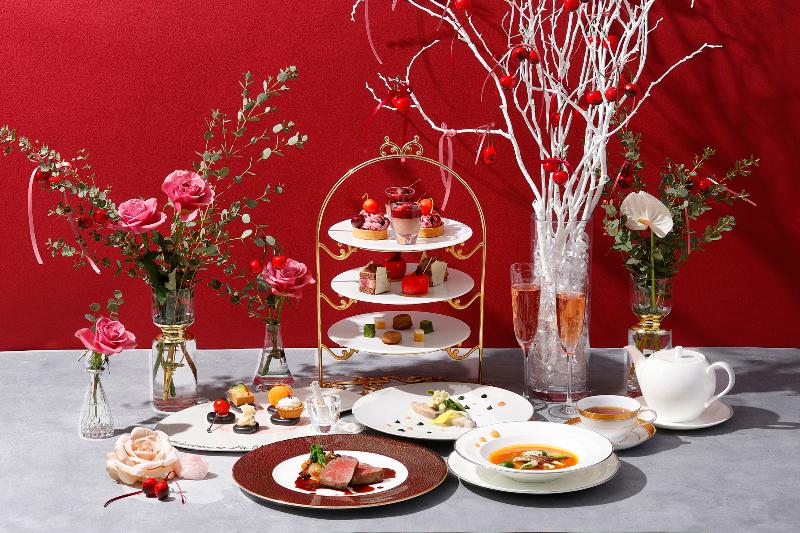 チェリーローズアフタヌーンティー with リンツチョコレートの画像1