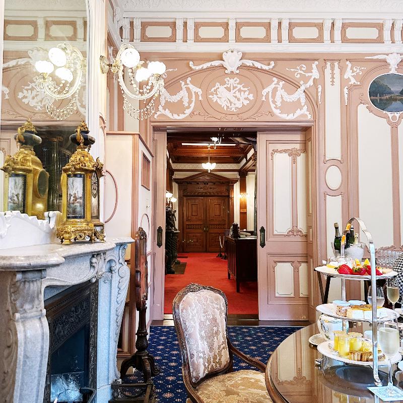 デザートカフェ長楽館／ホテル長楽館のはちみつチーズアフタヌーンティーのあとがき1画像