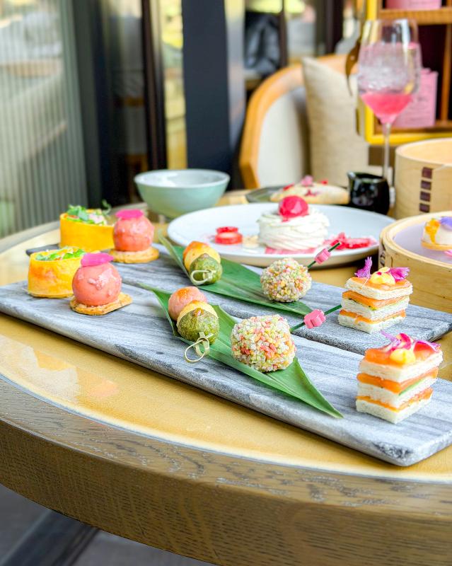THE GARDEN BAR／HOTEL THE MITSUI KYOTOのSAKURAアフタヌーンティーのスタンド3段目画像