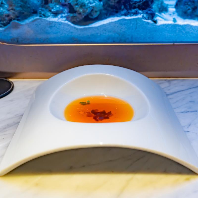 アクアリウムレストラン Nautilusでお祝いディナーの画像