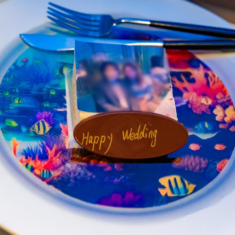 アクアリウムレストラン Nautilusでお祝いディナーの画像