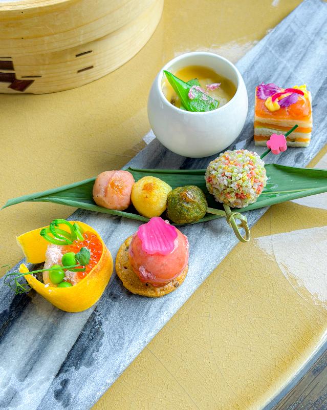THE GARDEN BAR／HOTEL THE MITSUI KYOTOのSAKURAアフタヌーンティーのセイボリー画像