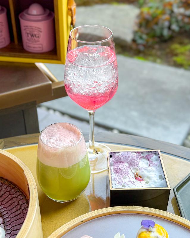 THE GARDEN BAR／HOTEL THE MITSUI KYOTOのSAKURAアフタヌーンティーの飲み物追加2画像