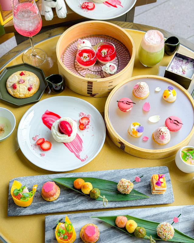 THE GARDEN BAR／HOTEL THE MITSUI KYOTOのSAKURAアフタヌーンティーのアフタヌーンティー画像2