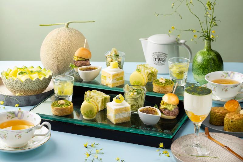 メロンと抹茶のアフタヌーンティーの画像1