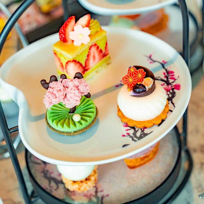 Bar Bellustar／BELLUSTAR TOKYO, A Pan Pacific Hotelのスプリングアフタヌーンティー〜SAKURA〜のスタンド1段目画像