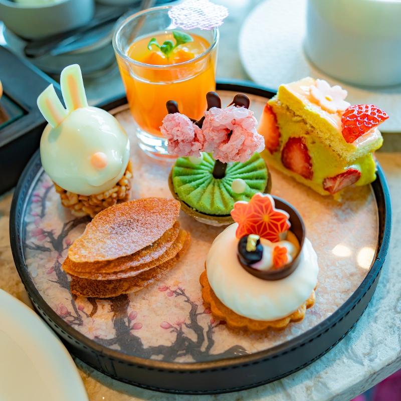 Bar Bellustar／BELLUSTAR TOKYO, A Pan Pacific Hotelのスプリングアフタヌーンティー〜SAKURA〜のスイーツ画像