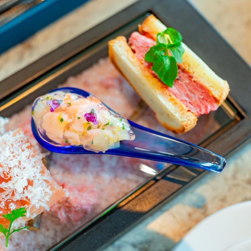 Bar Bellustar／BELLUSTAR TOKYO, A Pan Pacific Hotelのスプリングアフタヌーンティー〜SAKURA〜のセイボリー追加2画像