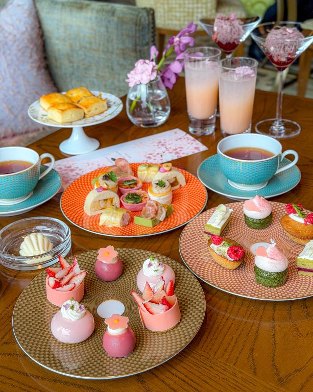 オリエンタルラウンジ／マンダリン オリエンタル 東京の桜アフタヌーンティーのアフタヌーンティー画像