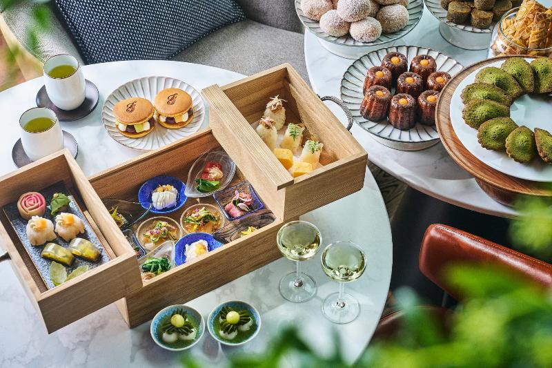 メロンと日本茶の和アフタヌーンティーの画像1