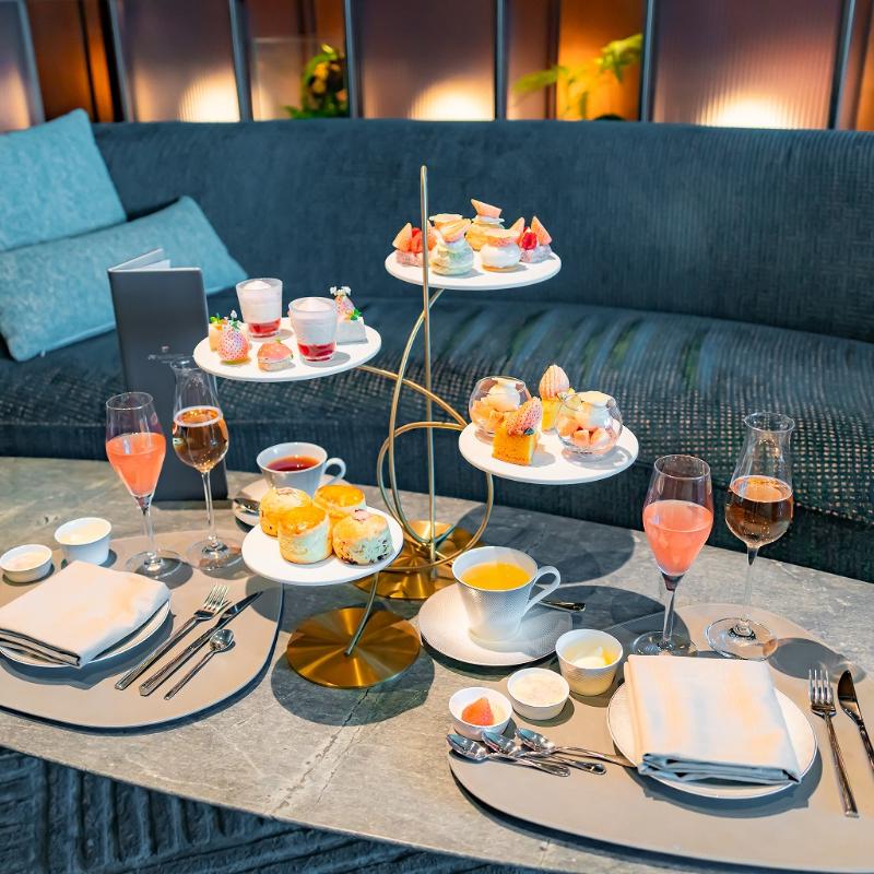 JWラウンジ／JWマリオット・ホテル東京のJWストロベリーアフタヌーンティー ～白苺と桜～のメイン画像