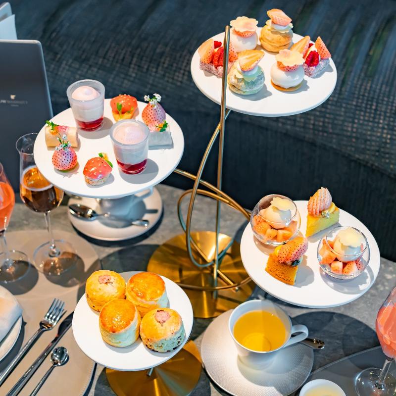 JWラウンジ／JWマリオット・ホテル東京のJWストロベリーアフタヌーンティー ～白苺と桜～のアフタヌーンティー画像2