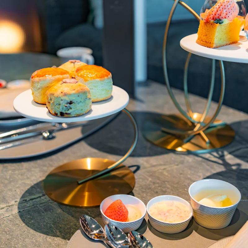 JWラウンジ／JWマリオット・ホテル東京のJWストロベリーアフタヌーンティー ～白苺と桜～のスタンドその他プレート1画像