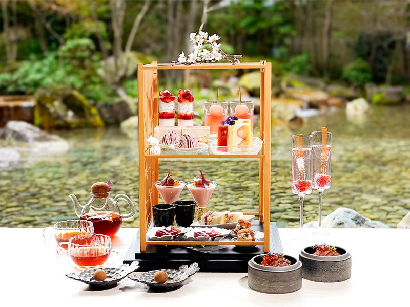 楽書院 苺と桜花のアフタヌーンティー の画像1