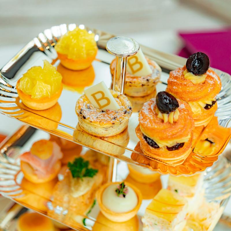 ブルガリ 東京 銀座 バー＆ドルチ／ブルガリ 銀座タワーのSAVORY AFTERNOON TEAのスタンド1段目画像