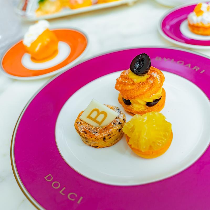 ブルガリ 東京 銀座 バー＆ドルチ／ブルガリ 銀座タワーのSAVORY AFTERNOON TEAのスイーツ画像