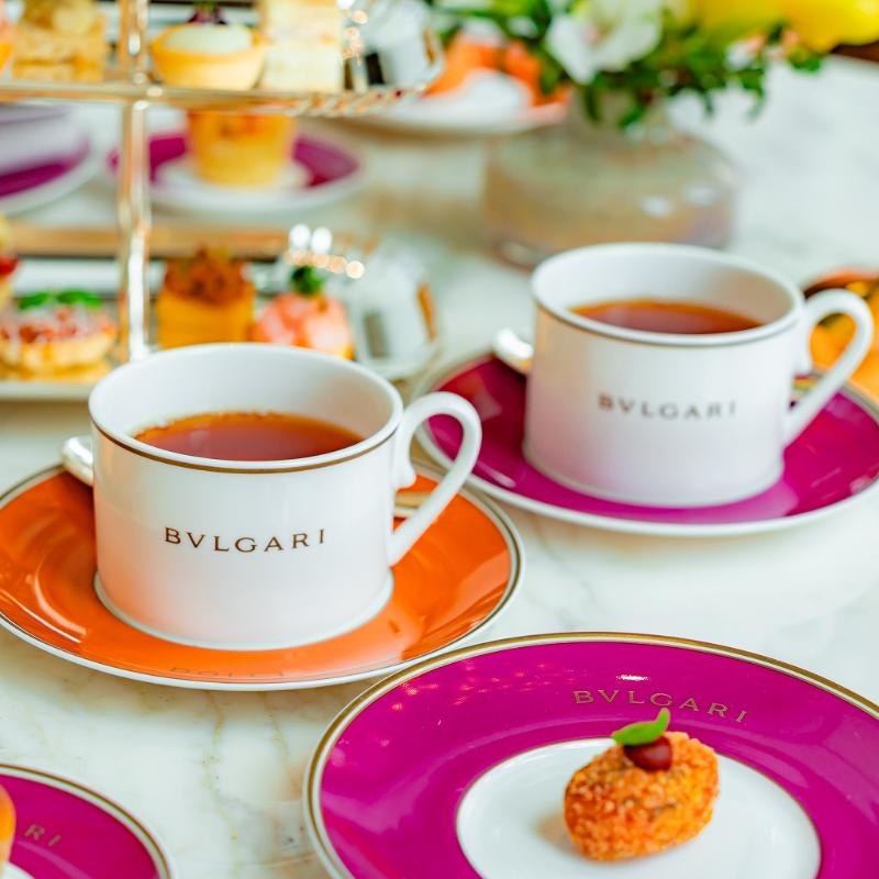 ブルガリ 東京 銀座 バー＆ドルチ／ブルガリ 銀座タワーのSAVORY AFTERNOON TEAの飲み物画像