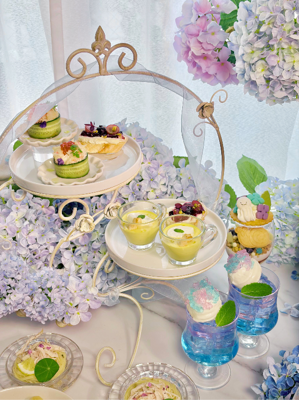 Hydrangea × Rain Jewels Afternoon Teaの画像1