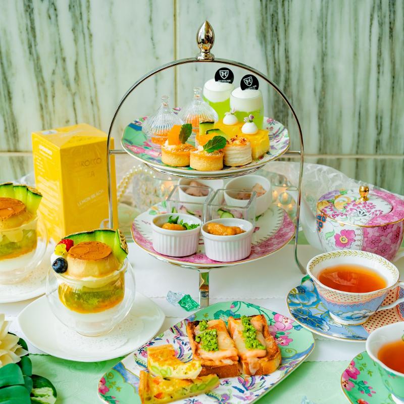 バー・ラウンジ THE BAR／ザ ロイヤルパークホテル アイコニック 東京汐留のAFTERNOON TEA with “SIROCCO”「メロン＆マンゴー」のスタンド画像