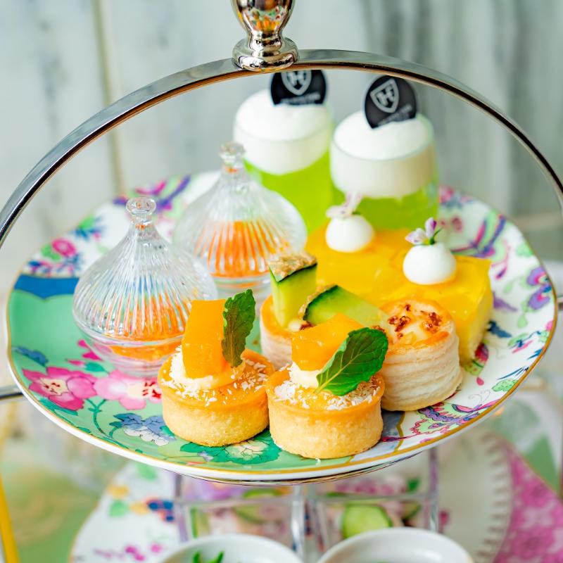 バー・ラウンジ THE BAR／ザ ロイヤルパークホテル アイコニック 東京汐留のAFTERNOON TEA with “SIROCCO”「メロン＆マンゴー」のスタンド1段目画像