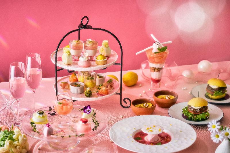 桃とレモンがきらめくサマーアフタヌーンティーの画像1