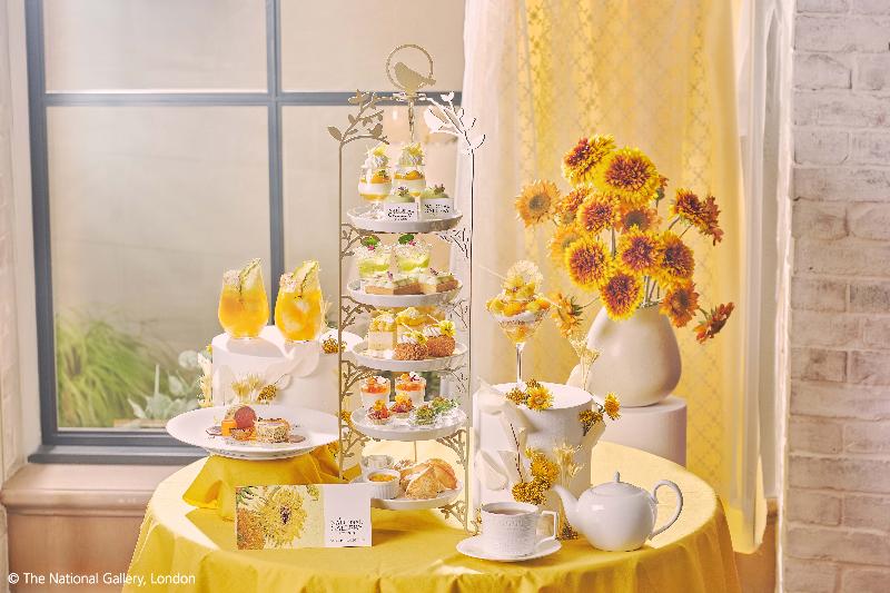 THE NATIONAL GALLERY LONDON AFTERNOON TEA ～ Inspired by Monet & Van Gogh～ ファン・ゴッホ：明るい太陽とひまわりの「黄色のパレット」の画像1