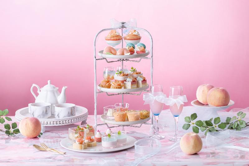 Peach Afternoon Tea Set～Pink&Aqua Blue～の画像1