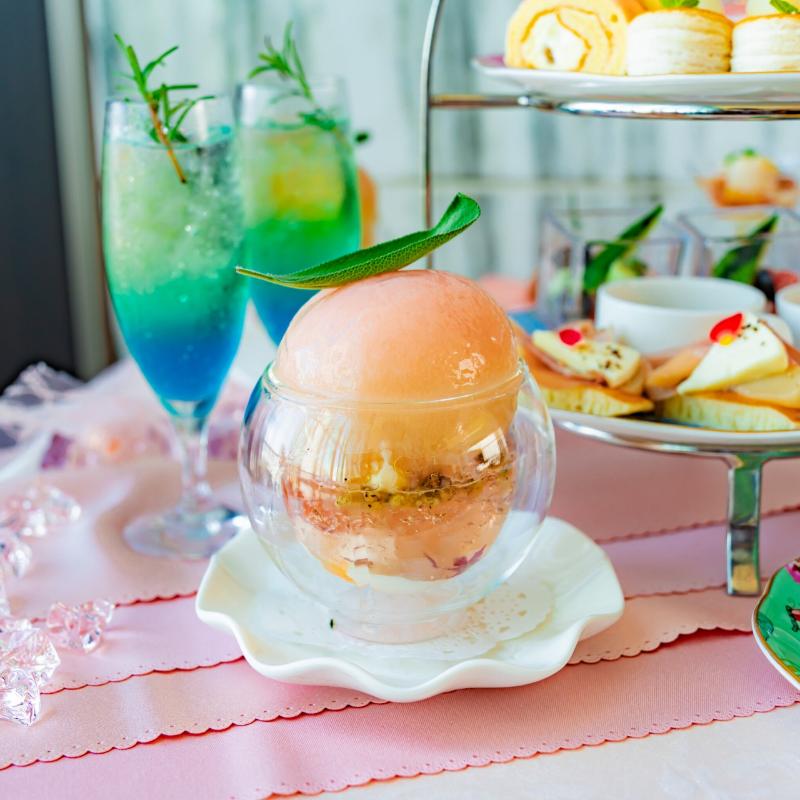 オールデイダイニング ハーモニー／ザ ロイヤルパークホテル アイコニック 東京汐留のAFTERNOON TEA with “SIROCCO”「ピーチ」のスイーツ追加2画像