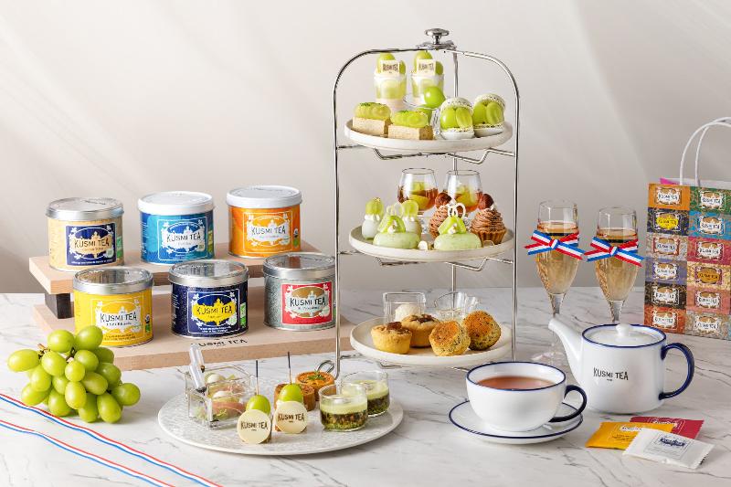Shine Muscat Afternoon Tea Set～KUSMI TEA Collaboration～の画像1