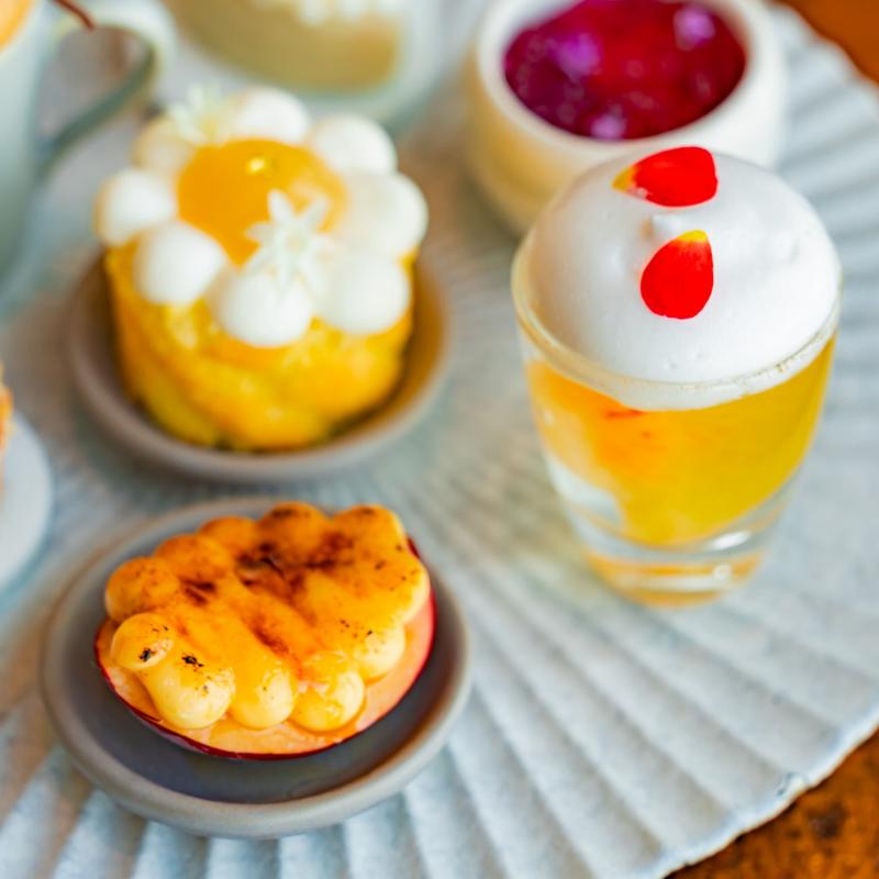 NiNi／1 Hotel TokyoのLa Belle Vie Afternoon Tea ～桃のアフタヌーンティー～のスイーツ追加2画像