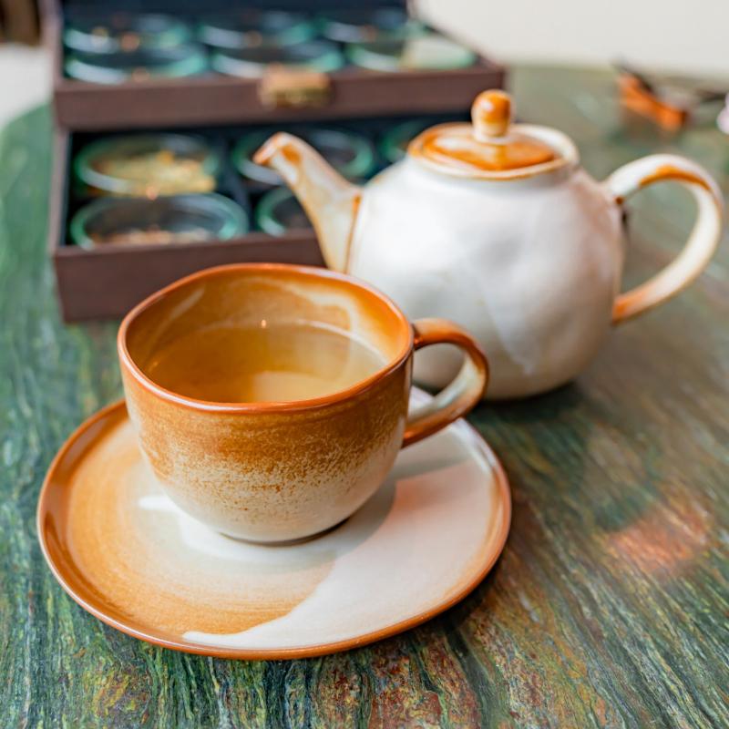 NiNi／1 Hotel TokyoのLa Belle Vie Afternoon Tea ～秋のハーベストアフタヌーンティー～の飲み物画像