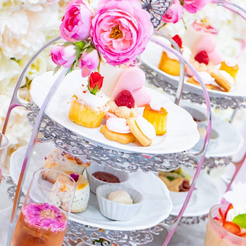 あき＊のSweet and Beauty Rose Shower Afternoon tea Set画像2