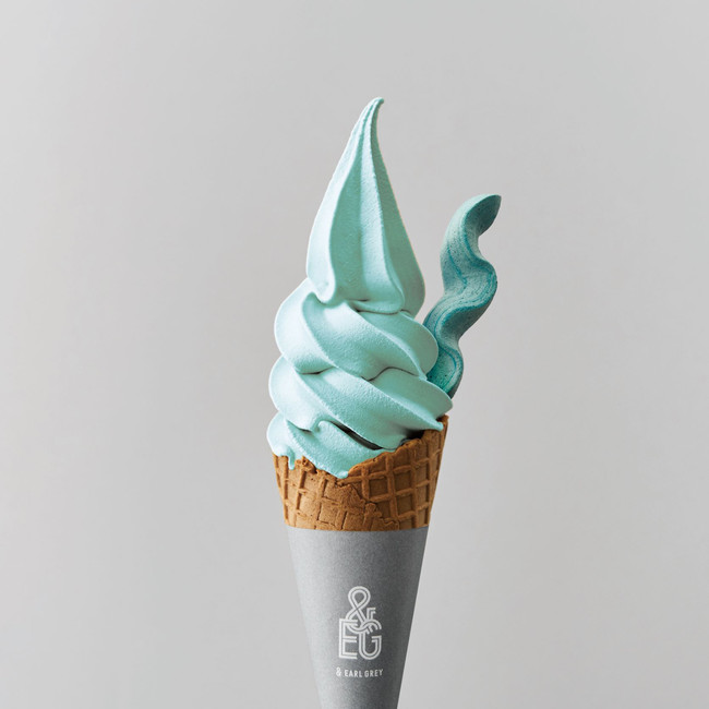 アールグレイ専門店が作る天然ベルガモット香る濃厚紅茶ソフト / 神秘のお茶で作った青いソフトを福岡県にある大丸福岡天神店 にて販売！の画像2